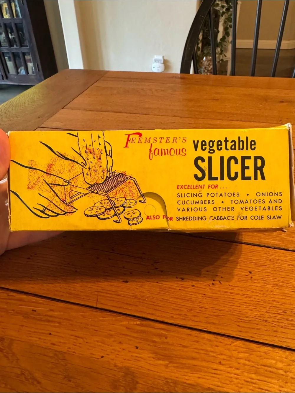 Feemster's Famous Vegetable Slicer - w Original Box